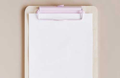 Image of clip board leading to Templates page